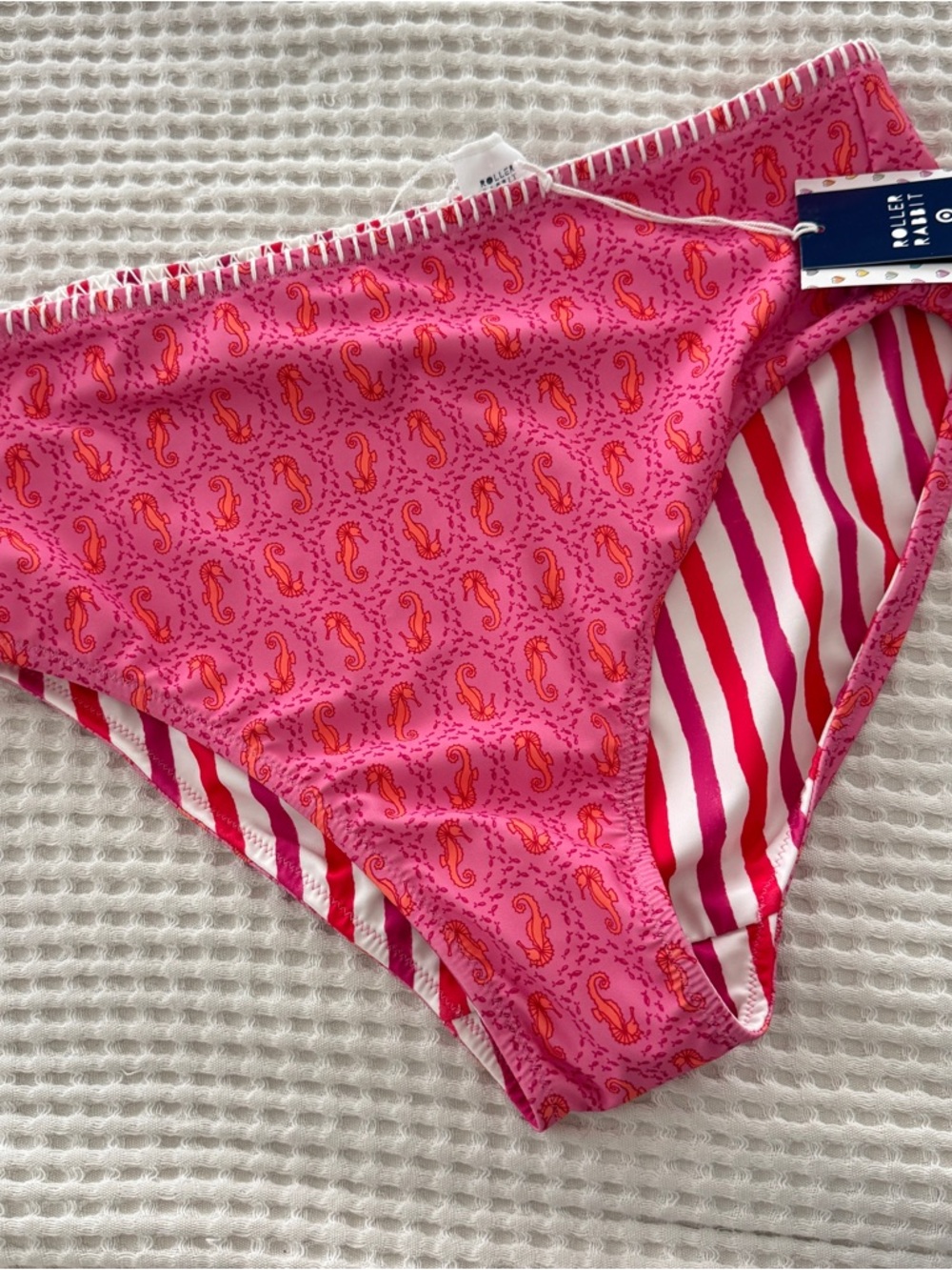 Reversible Seahorse Bikini Set from Roller Rabbit x Target NWT szXL - Picture 9 of 15
